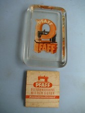 Pfaff Kaiserslautern Nähmaschinen,Aschenbecher alte Reklame