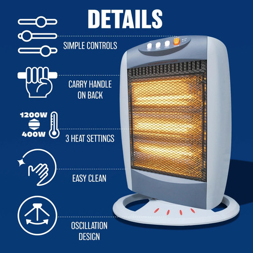 Neu 1200w halogen heizung - 1200w,