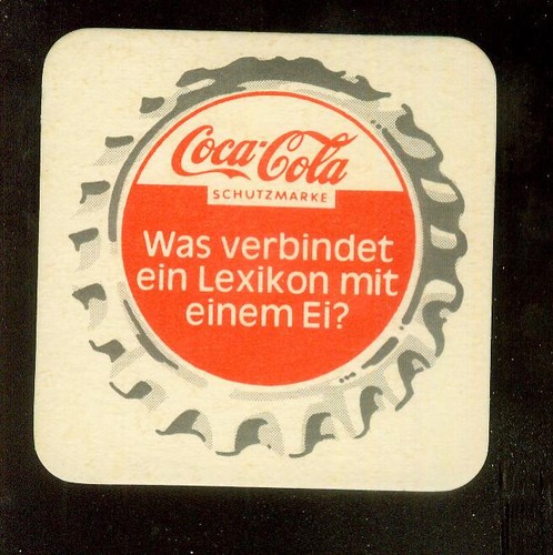Bierdeckel coca cola - bierdeckel, coca-cola