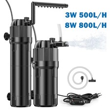 Aquarium Innenfilter Filter mit UVC 8W Wasserpflege Sauerstoff Aquarienfilter