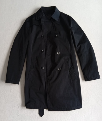 Zara trenchcoat mantel blau - zara,