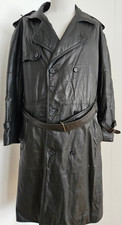 Montes Leder  Herren Jacke Mantel Gr. 52 schwarz Leder S-k