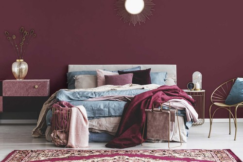 Vliestapete uni textil optik - vliestapete,