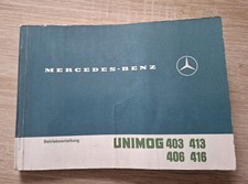 Mercedes Unimog 403 + 406 + 413 + 416 Betriebsanleitung