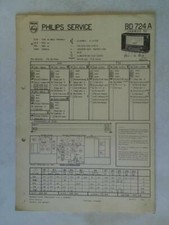 Reparaturdiensthilfe mit Schaltplan: Philips Service: BD 724 A "Uranus 53"