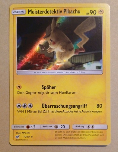 Pokemon karte meisterdetektiv - pokemon,