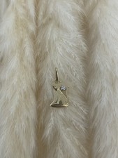 585 GOLD Anhänger Katze.Katzenanhänger Gelbgold.Neuer Anhänger+Etikett.14KT GOLD