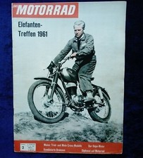 Das Motorrad 2/1961 Maico Modelle für Moto Cross, Oepo Motor, Motobi 125 