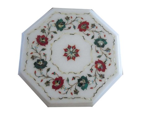 Marmor beistelltisch - 12",