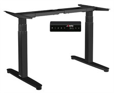 Höhenverstellbar Schreibtisch elektrisch Tischgestell schwarz Büro Arbeitstisch