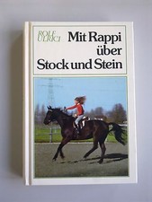 Rolf Ulrici, Mit Rappi über Stock und Stein, Pferd, gebunden,  rar 