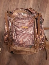 Cabelas Jagd Wander Rucksack  Tasche Beige Camo Taschen Hüftgurt Brown Flagge.