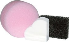 Eulenspiegel Profi Schwamm Set Schwämmchen für Aqua Make up Kinderschminke