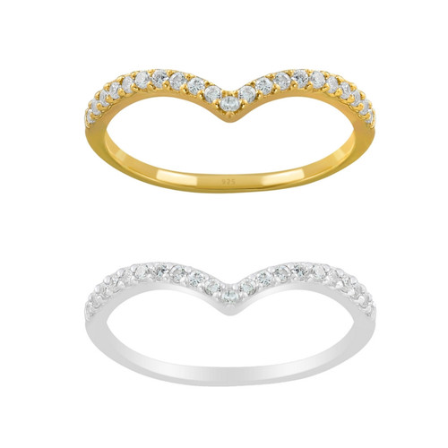 925 sterling silber stapelring - sterling,