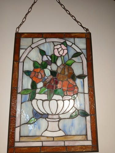 Großes bleiglas fensterbild - großes, bleiglas-fensterbild