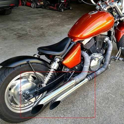 Slip on exhaust muffler - 20'',