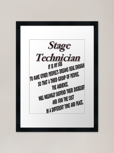 Stage tech gerahmter - stage,