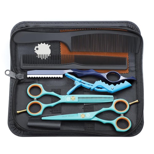Haarschere zoll grün - 5,5,