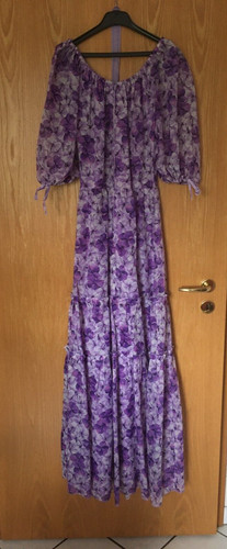 Florales langes abendkleid - langes,