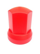 60x Rot Radmutterkappen Ø32 mm Radmutterabdeckung Radmutterschutz Kappe LKW     