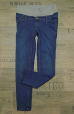 geniale Umstands Jeans Gr.36 S mit Lochgummi stretch Damen Schwangerschafts Hose