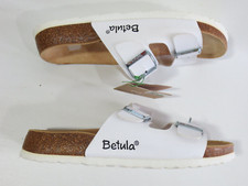 BETULA by Birkenstock Fußbett Pantolette Sandale 9,5 44 weiß NEU unisex /20