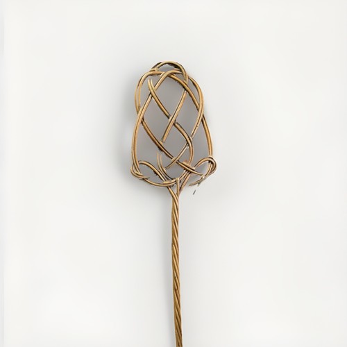 Vintage rattan teppichklopfer - vintage,