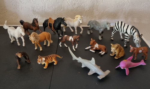 Schleich 2 x bullyland - 2,