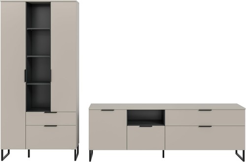 Xonox wohnzimmer noida tlg - xonox, 2-tlg