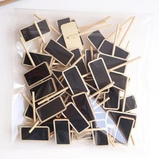 Mini Holz Tafel Clip Set