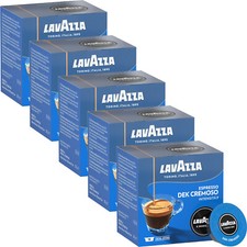 5 x LAVAZZA A Modo Mio ESPRESSO DEK CREMOSO 16 Caps