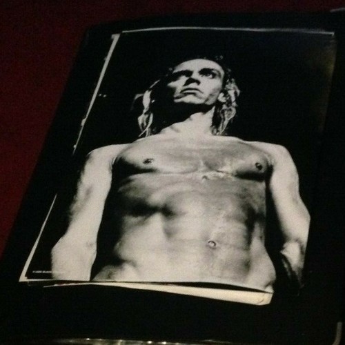 Iggy pop black - , white