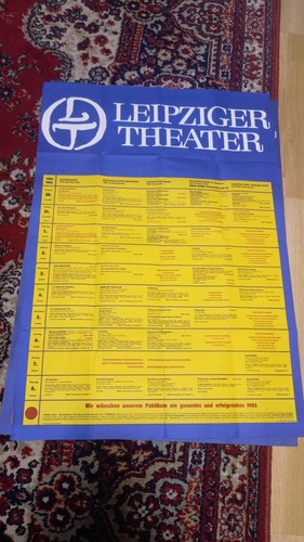 Leipziger theater programm - leipziger,
