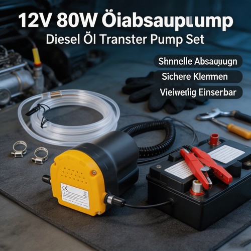 12v 80w ölabsaugpumpe - 80w,
