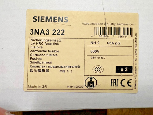 Siemens 3na3 222 - siemens,