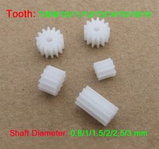 2~18 Zähne Kunststoff Spindel