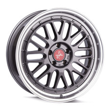19 Zoll KESKIN KT22 5x114,3 ET40 Alufelgen TITAN GREY LIP POLISH
