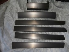 Zierleisten Dekorleisten Dekoreinlagen Set 4B1853190 Alu Carbon look Audi A6 4B