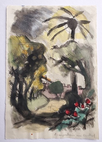 Gemälde aquarell tusche - gemälde,