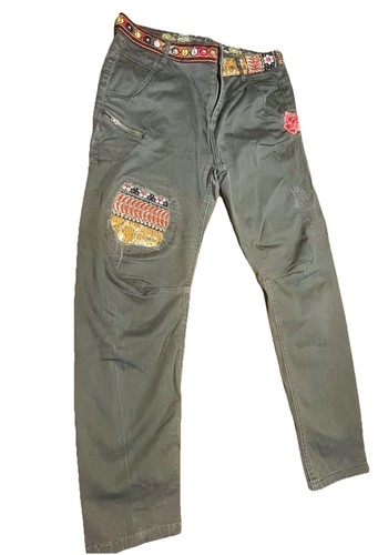 Desigual khaki patchwork - patchwork, jeans