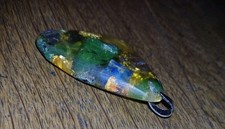 Orgonit Anhänger Black Opal Anhänger orgon Silber Anhänger Echtschmuck Pyramide 