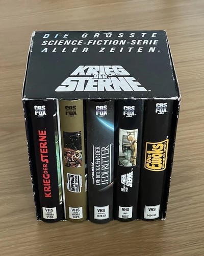 Star wars vhs box - wars, set