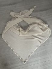 Invero Dreieckstuch Strick Schal Super Weich Beige
