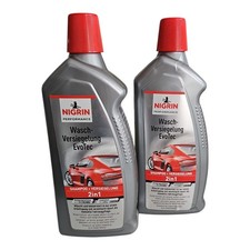 2x Nigrin EvoTec 2in1 Wasch-Versiegelung Auto-Shampoo + Lack-Versiegelung Pflege