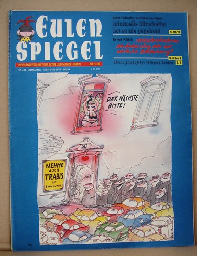 2eu9051 ddr satirezeitschrift - ddr,