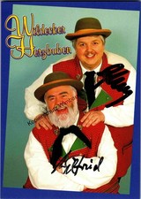 Original Autogramm Wildecker Herzbuben /// Autogramm Autograph signiert s 350744