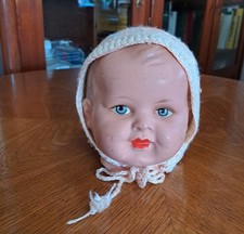 Puppenkopf alt Babypuppe w. Porzellan