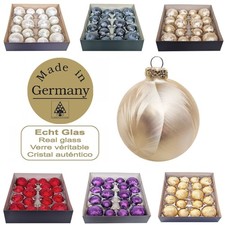 JACK by Thüringer Glas Weihnachtsbaumkugeln Glas Eislack 18 tlg. Set