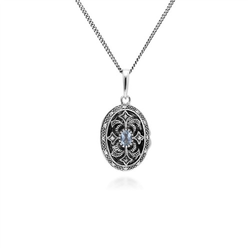 Jugendstil stil oval topas - stil, &