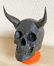 Totenkopf Skull Hörner Teufel